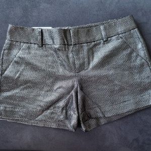 CK Metallic woven shorts.